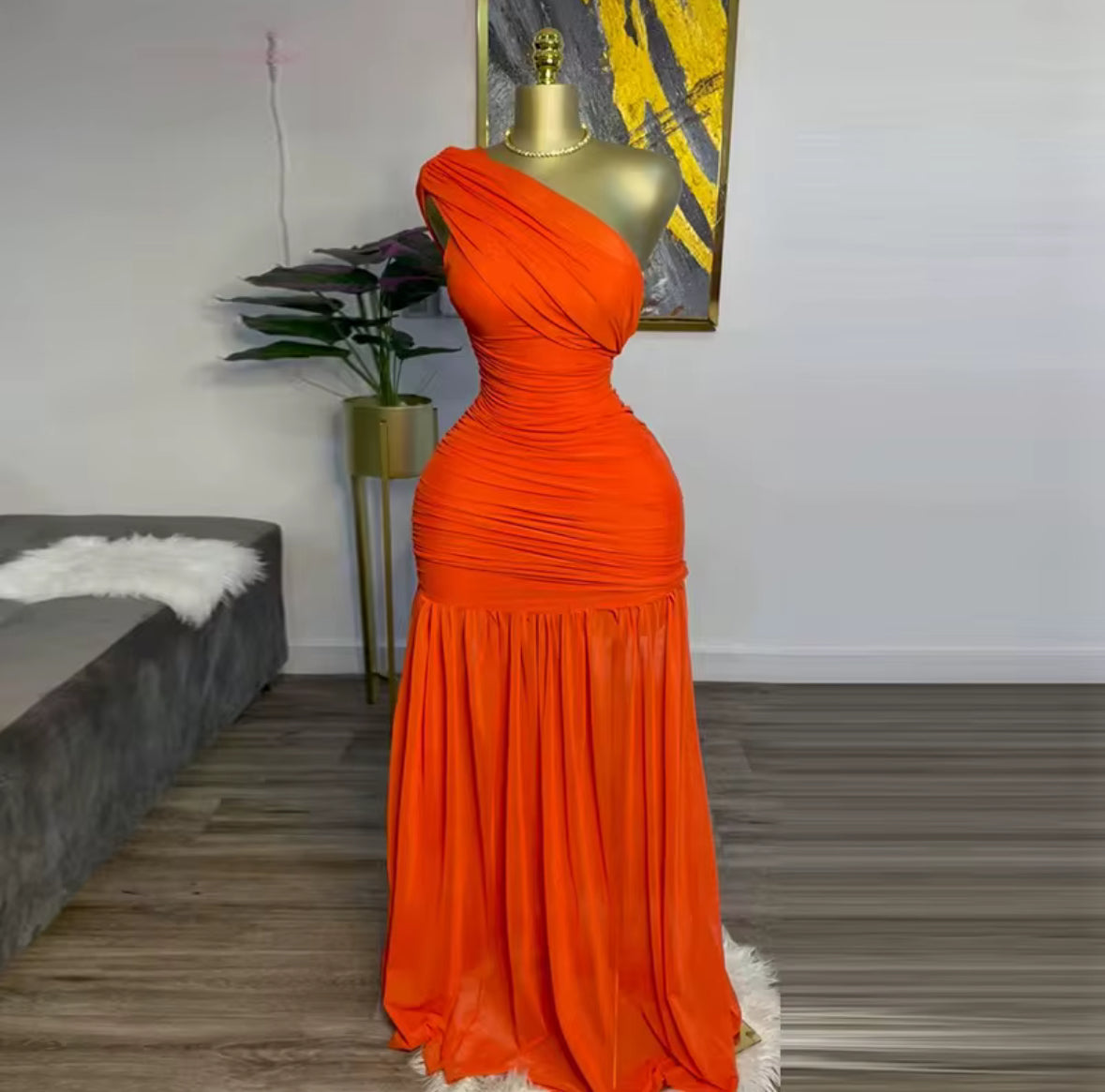 Off the shoulder dress